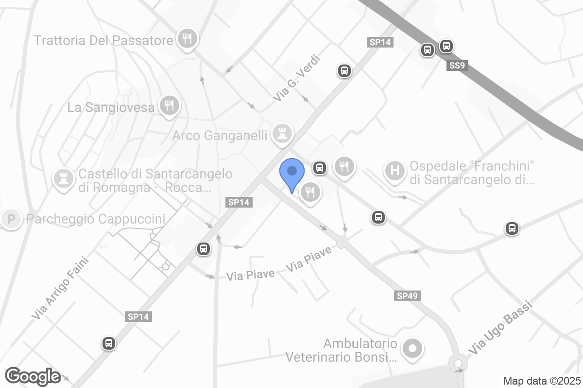 Mappa di G.Libici Piazza A. Gramsci, 1, 47822 Santarcangelo di Romagna RN